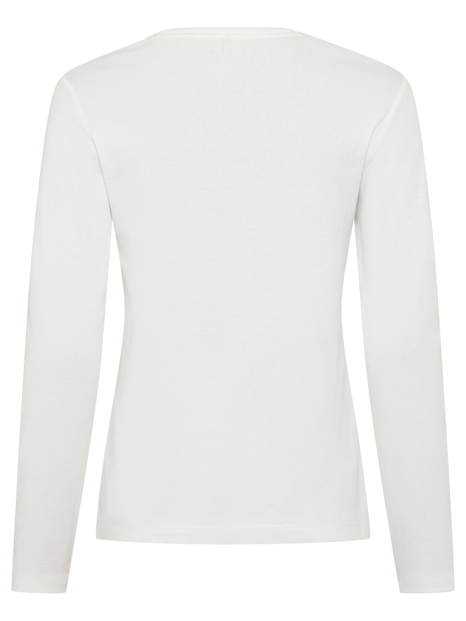 Olsen Basic White Long Sleeve T-shirt
