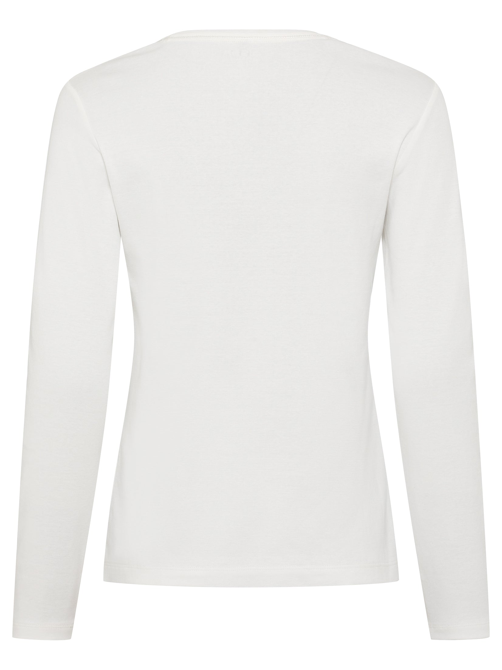 Olsen Basic White Long Sleeve T-shirt