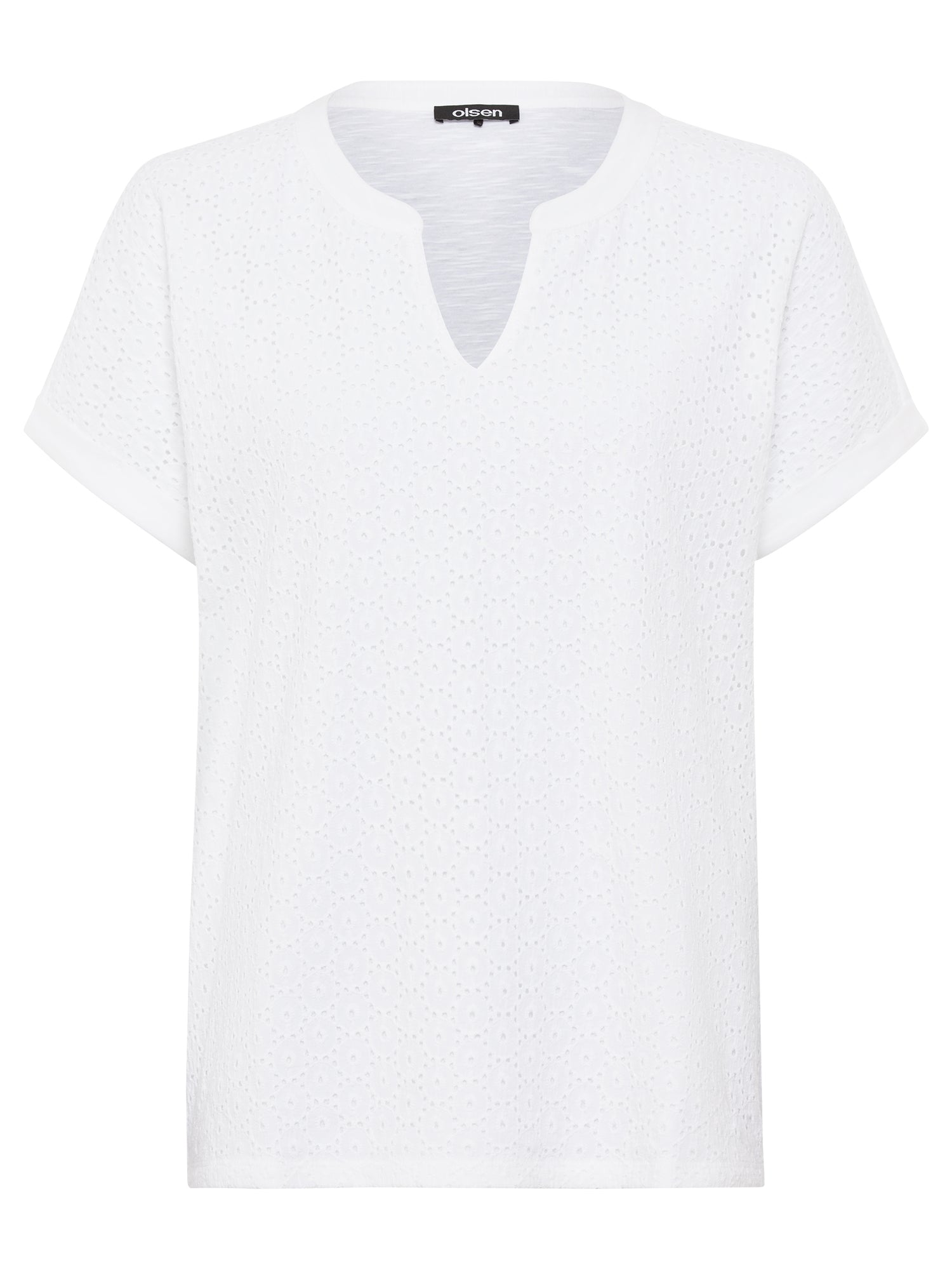 Olsen - Lace T-shirt White