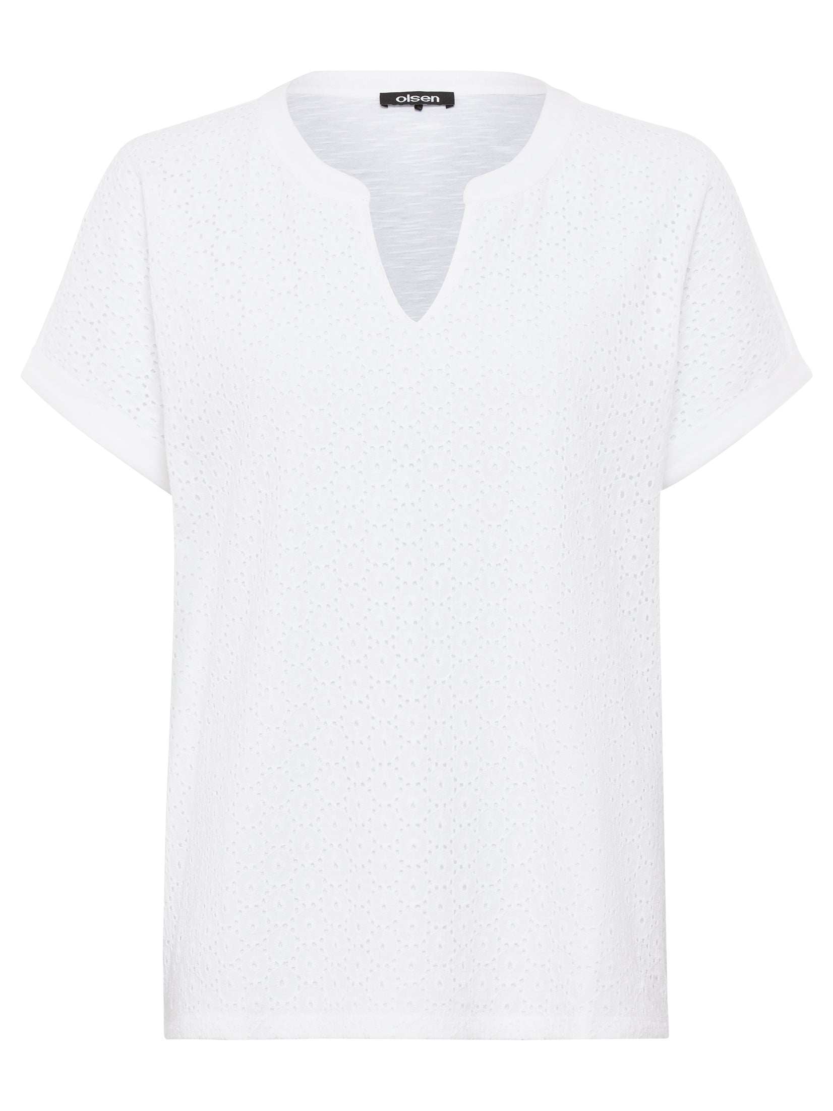 Olsen - Lace T-shirt White