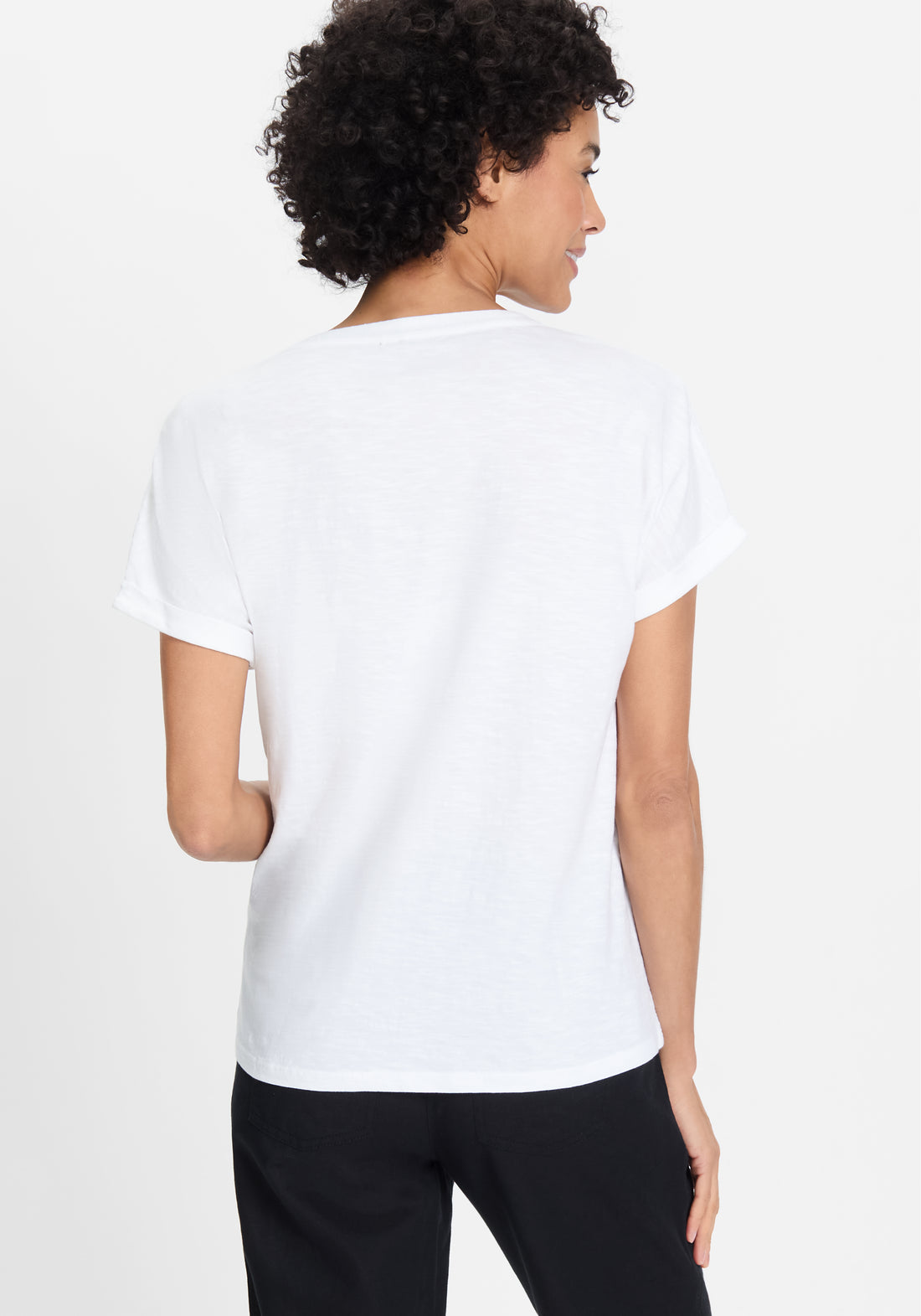 Olsen - Lace T-shirt White