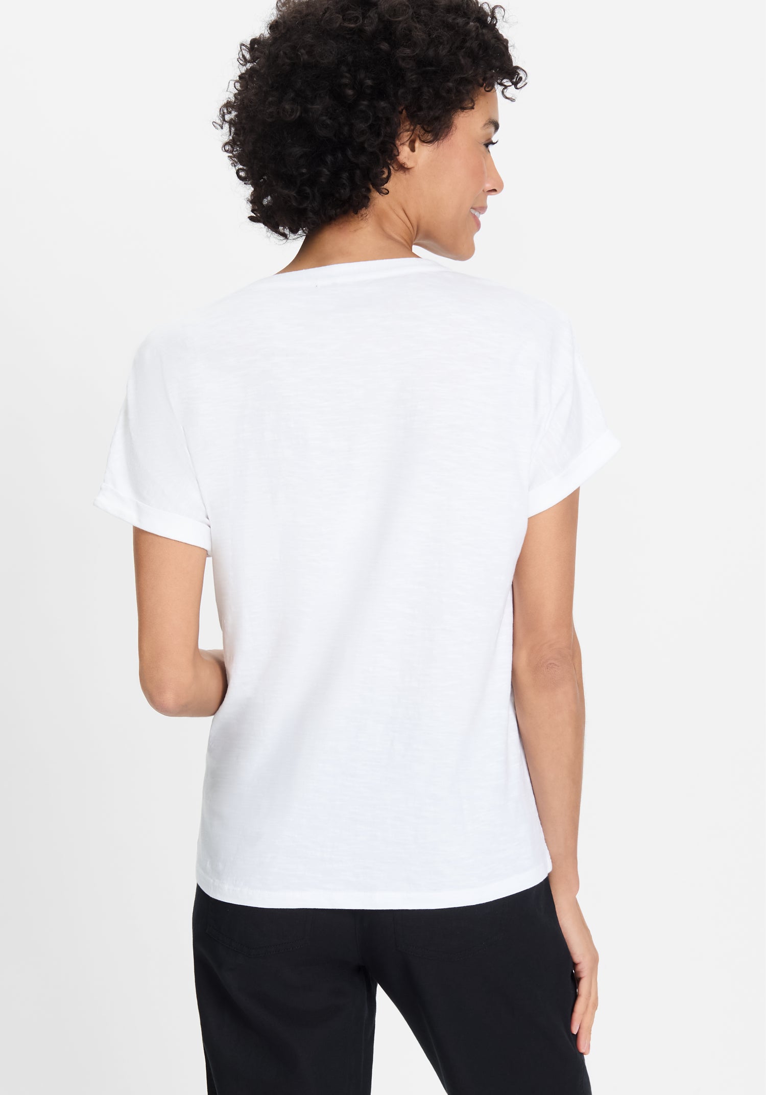 Olsen - Lace T-shirt White