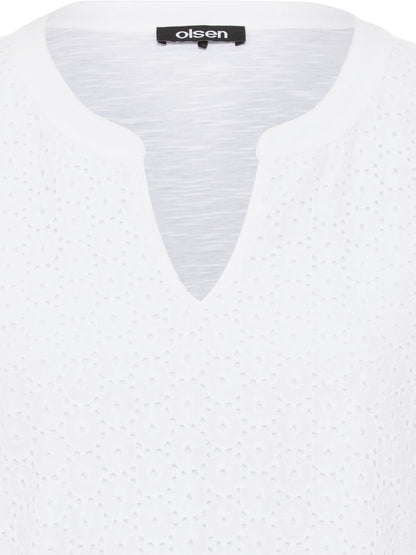 Olsen - Lace T-shirt White