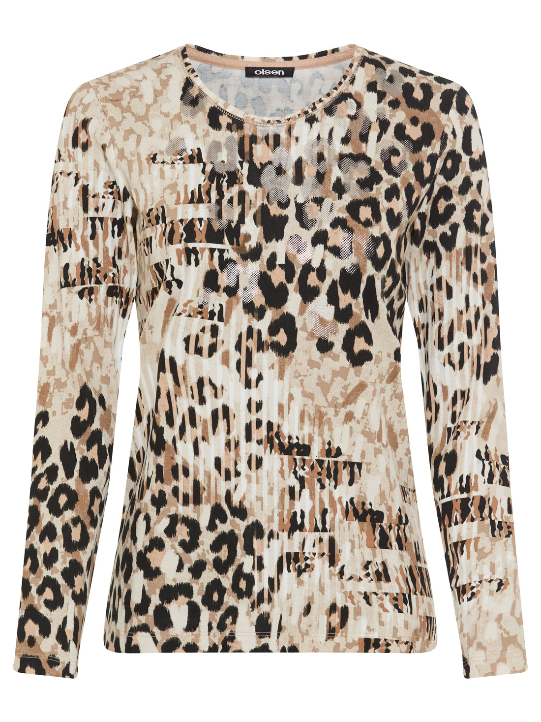 Olsen - Long Sleeve Animal T-shirt