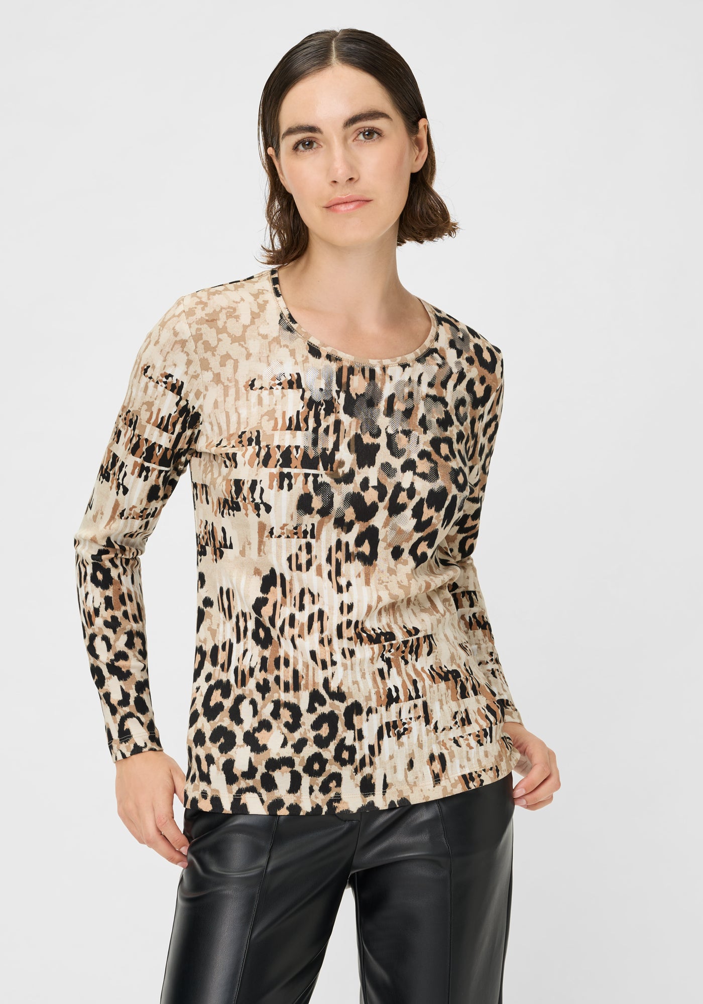 Olsen - Long Sleeve Animal T-shirt