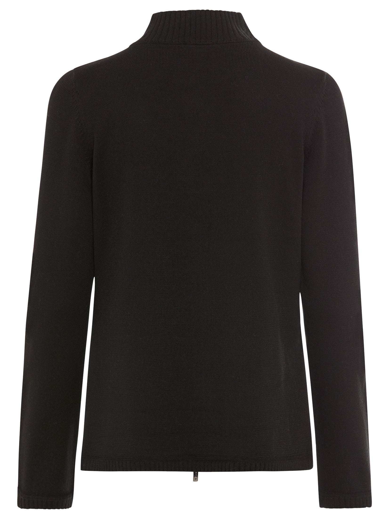 Olsen - Black Zip Knit Cardi