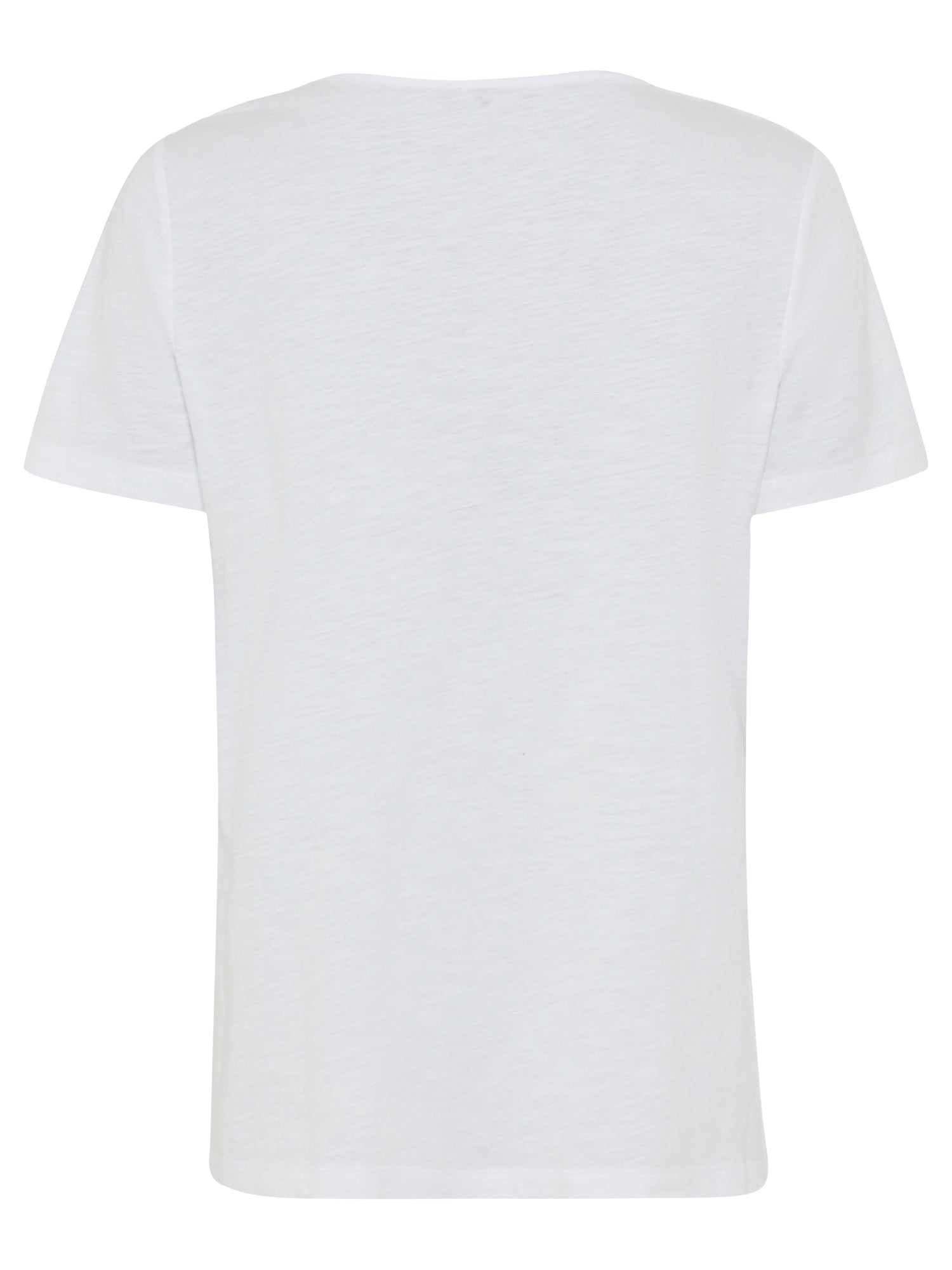 Olsen- White Lace detail V neck Top