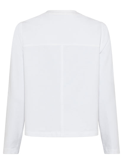 Olsen- Linen-blend jacket- White