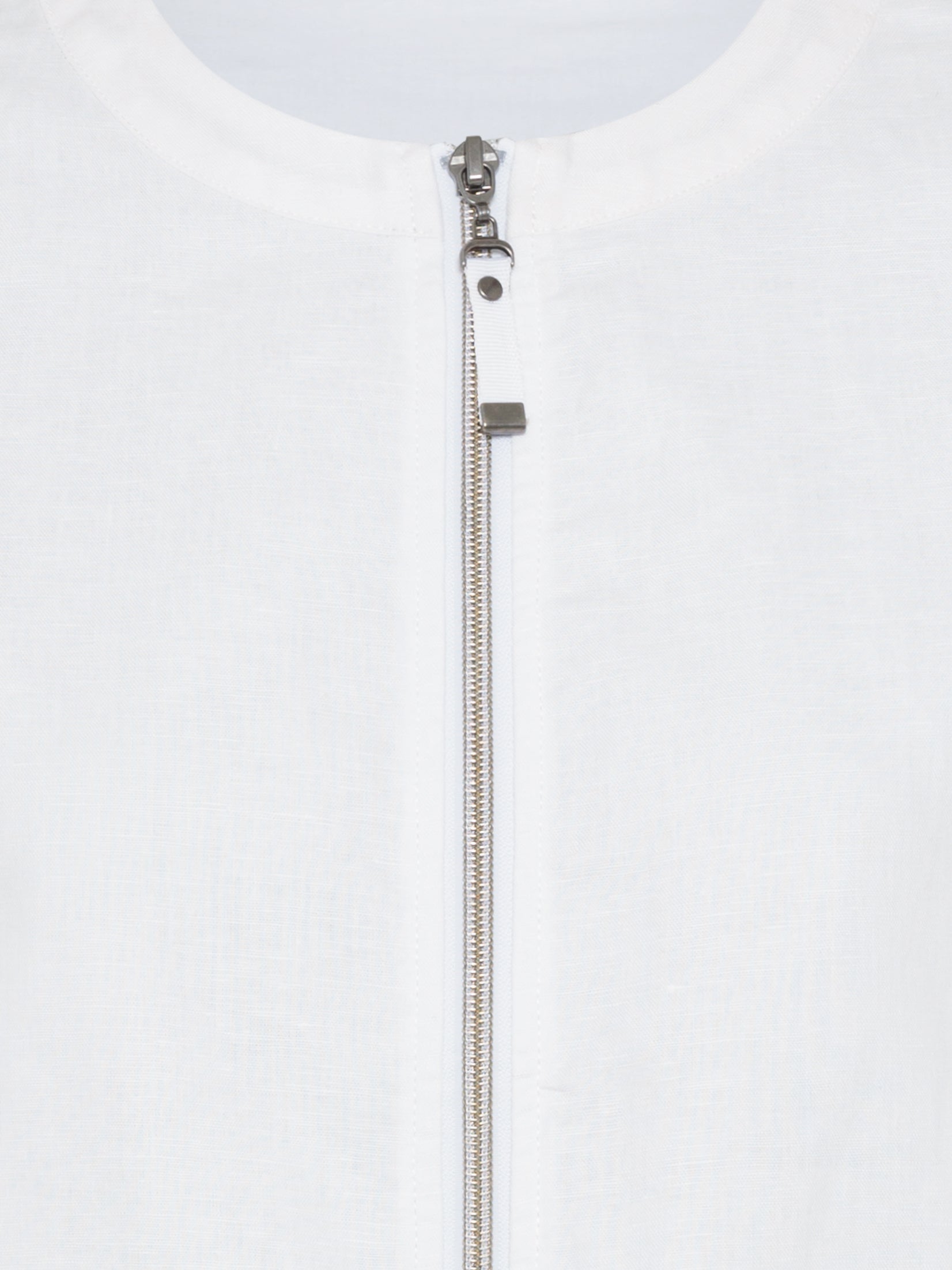 Olsen- Linen-blend jacket- White