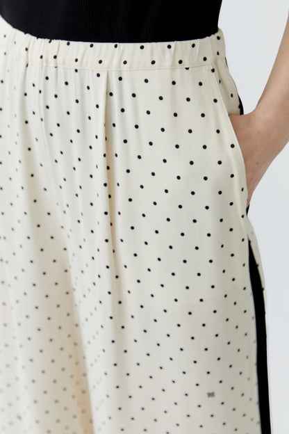 Oui Cream Polka Dot Pants