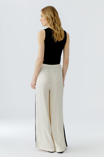 Oui Cream Polka Dot Pants