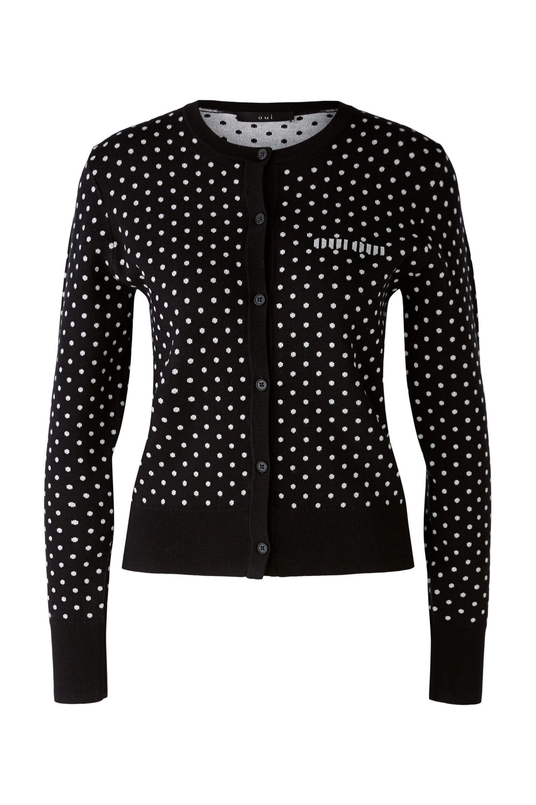 Oui - Polka Dot Cardigan