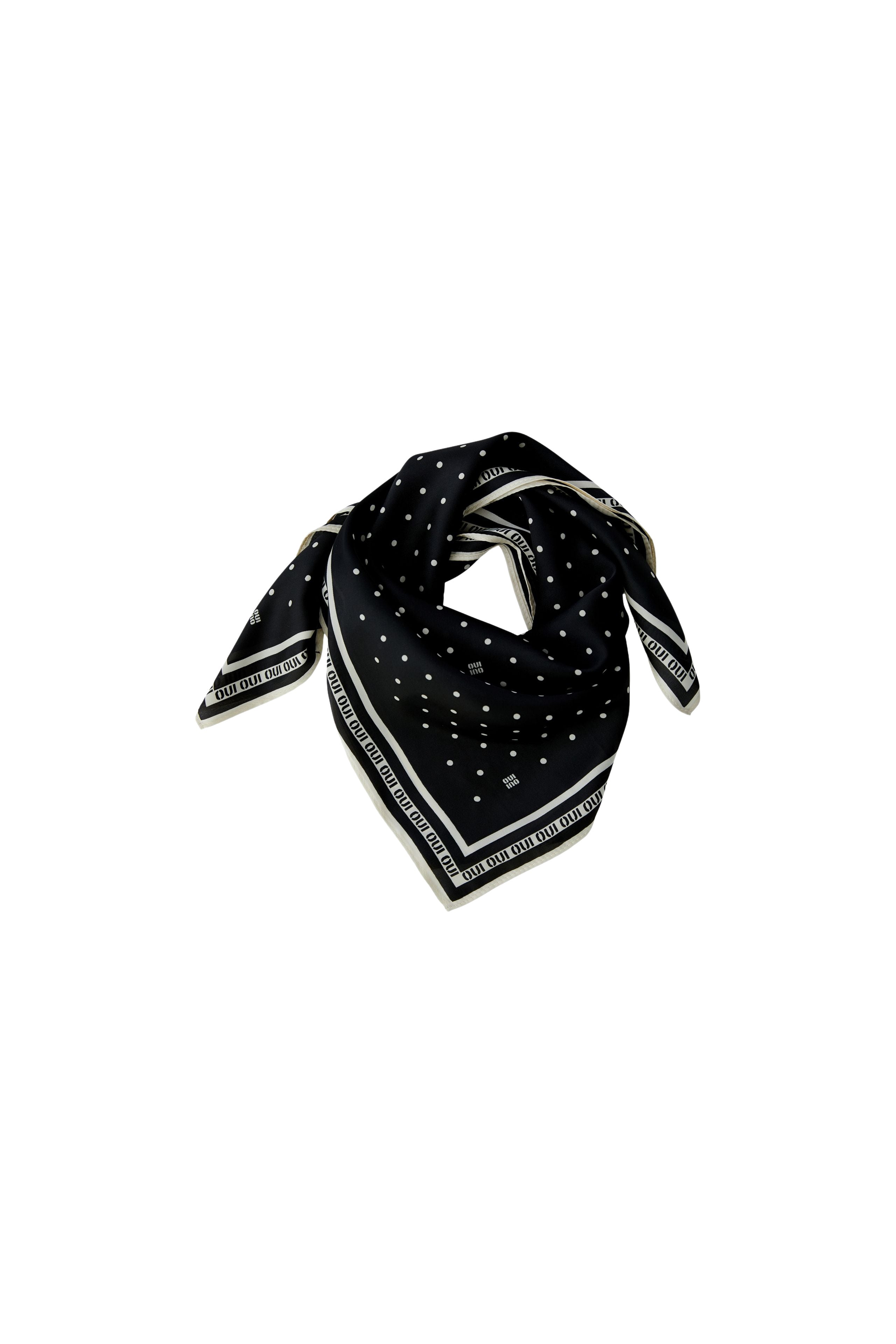 Oui Polka Dot Scarf