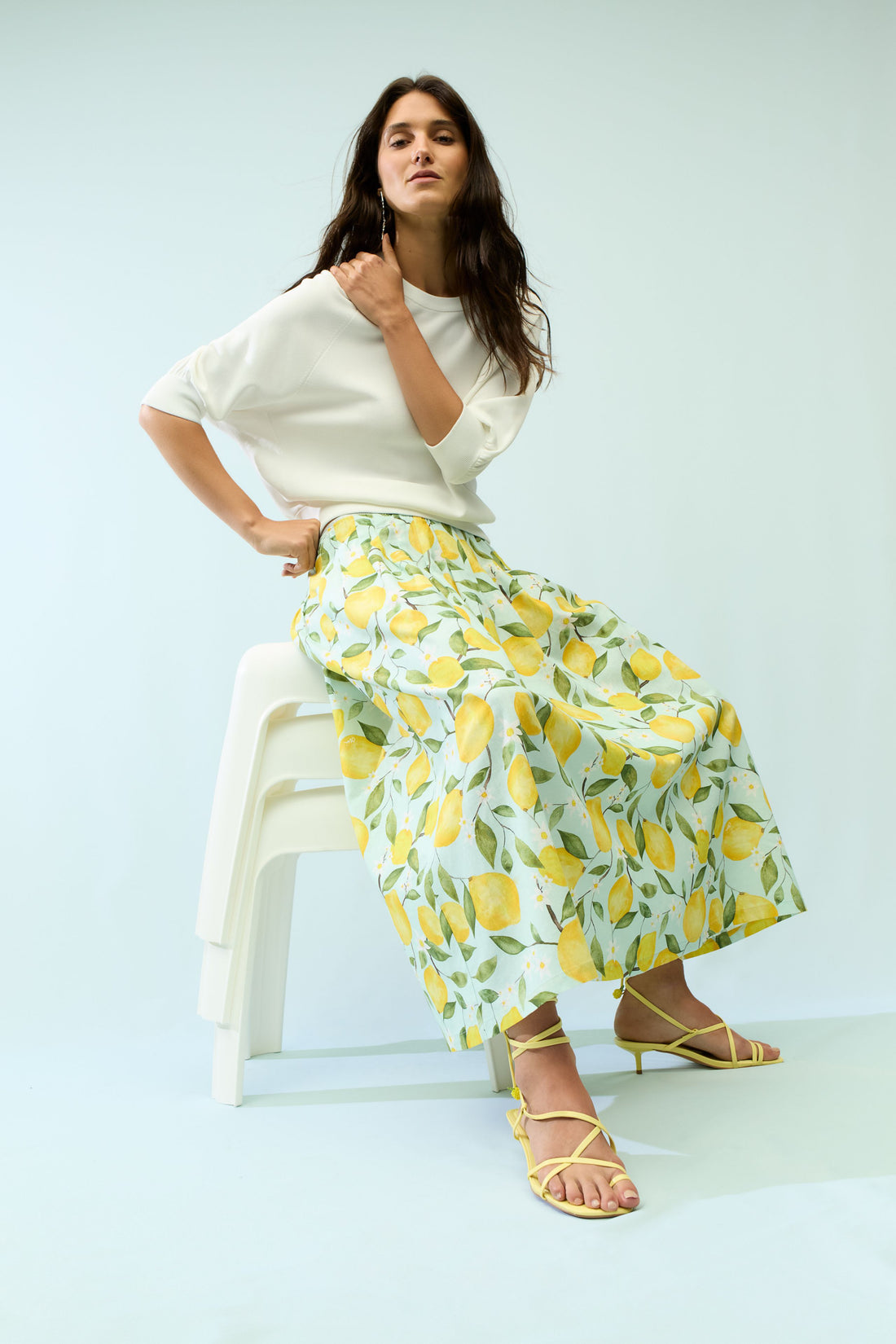 Oui Lovely Lemon Skirt