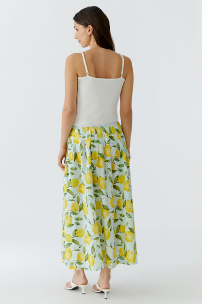 Oui Lovely Lemon Skirt