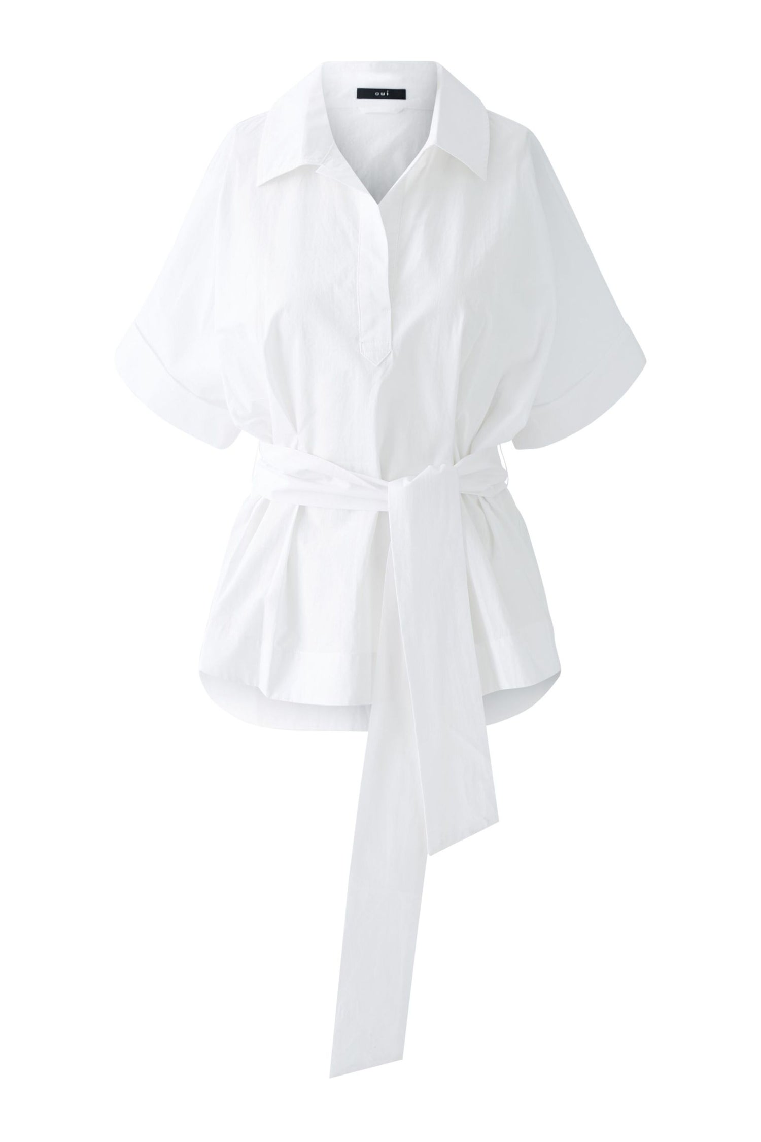 Oui- White Luxe Blouse