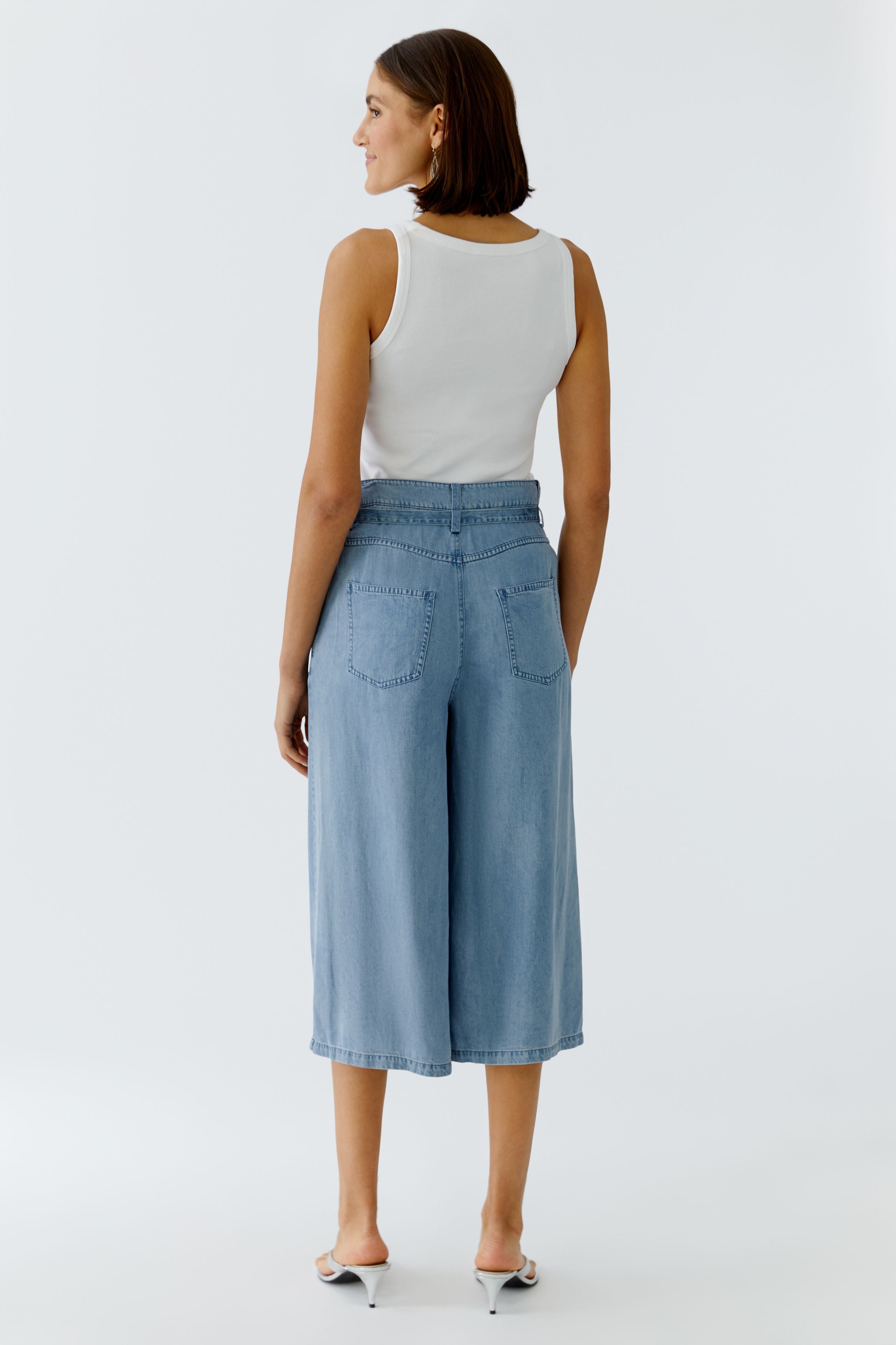 Oui Bermuda Denim Shorts