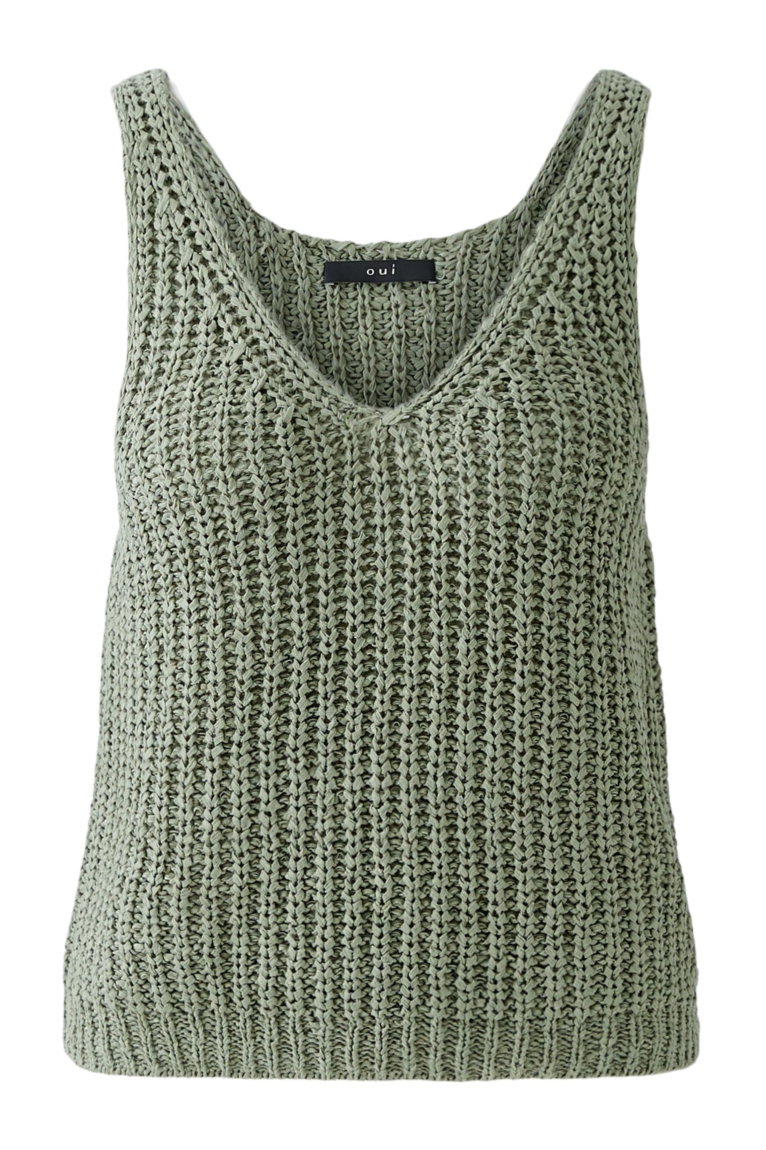 Oui- Olive Knit Cami