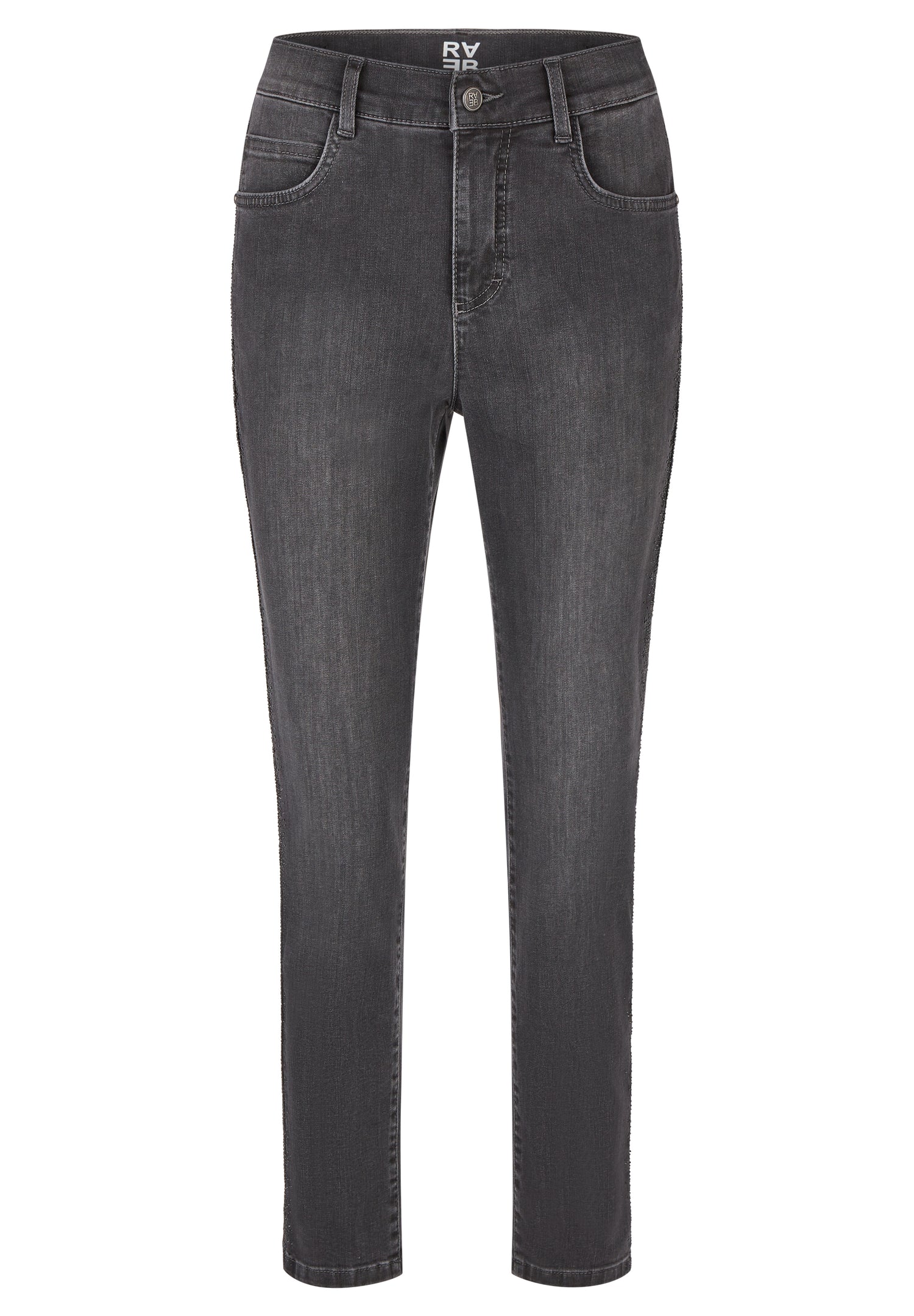 RABE - Sunny Jeans Grey Crystal Embellishment