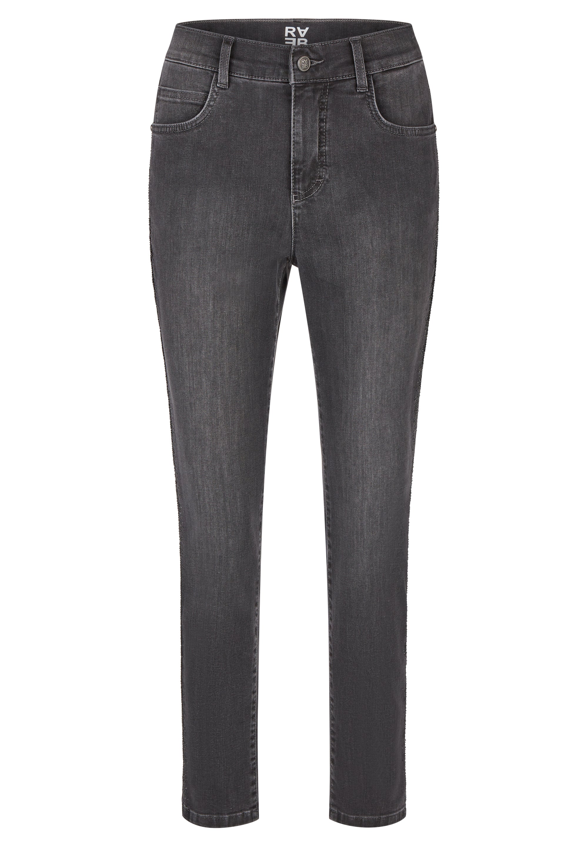 RABE - Sunny Jeans Grey Crystal Embellishment
