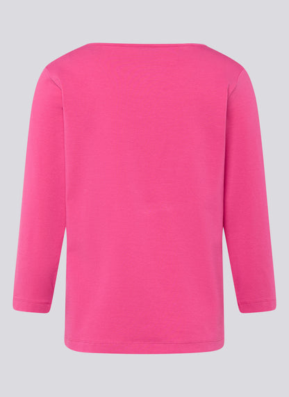 RABE - Pink Cotton 3/4 Sleeve Tee