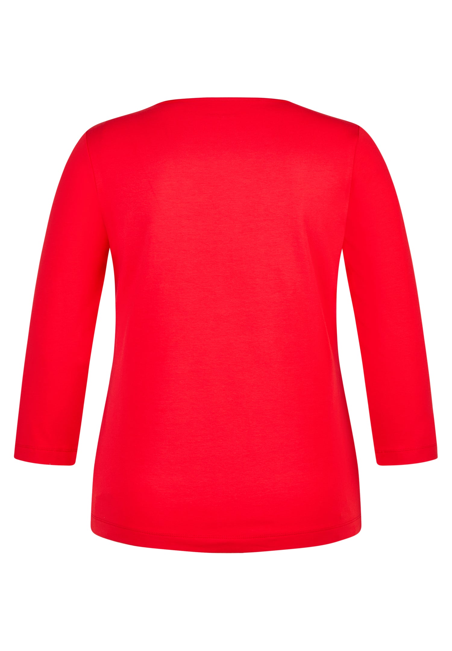 RABE - Red Cotton 3/4 Sleeve Tee
