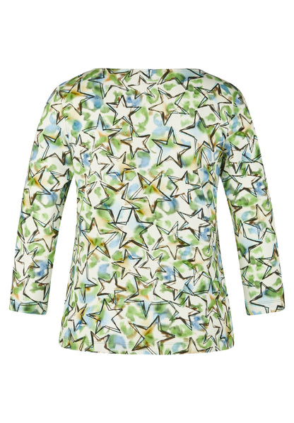 RABE - Star Printed 3/4 Sleeve Tee