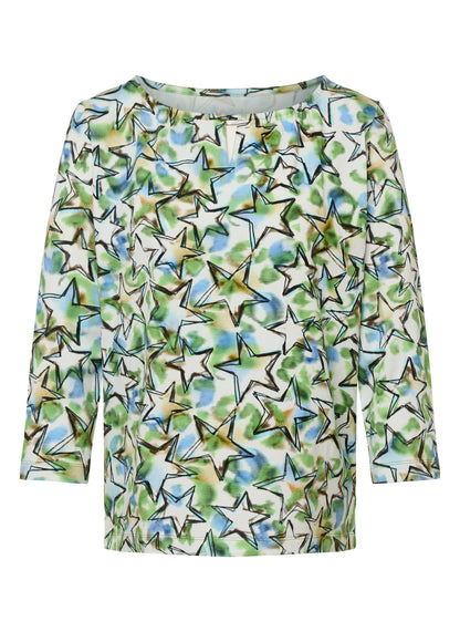 RABE - Star Printed 3/4 Sleeve Tee