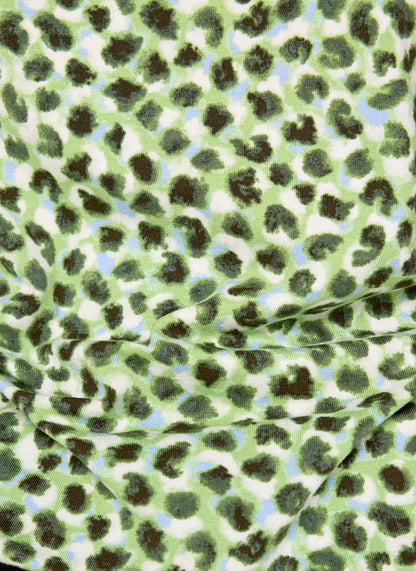 RABE - Green Wild Printed 3/4 Sleeve Tee