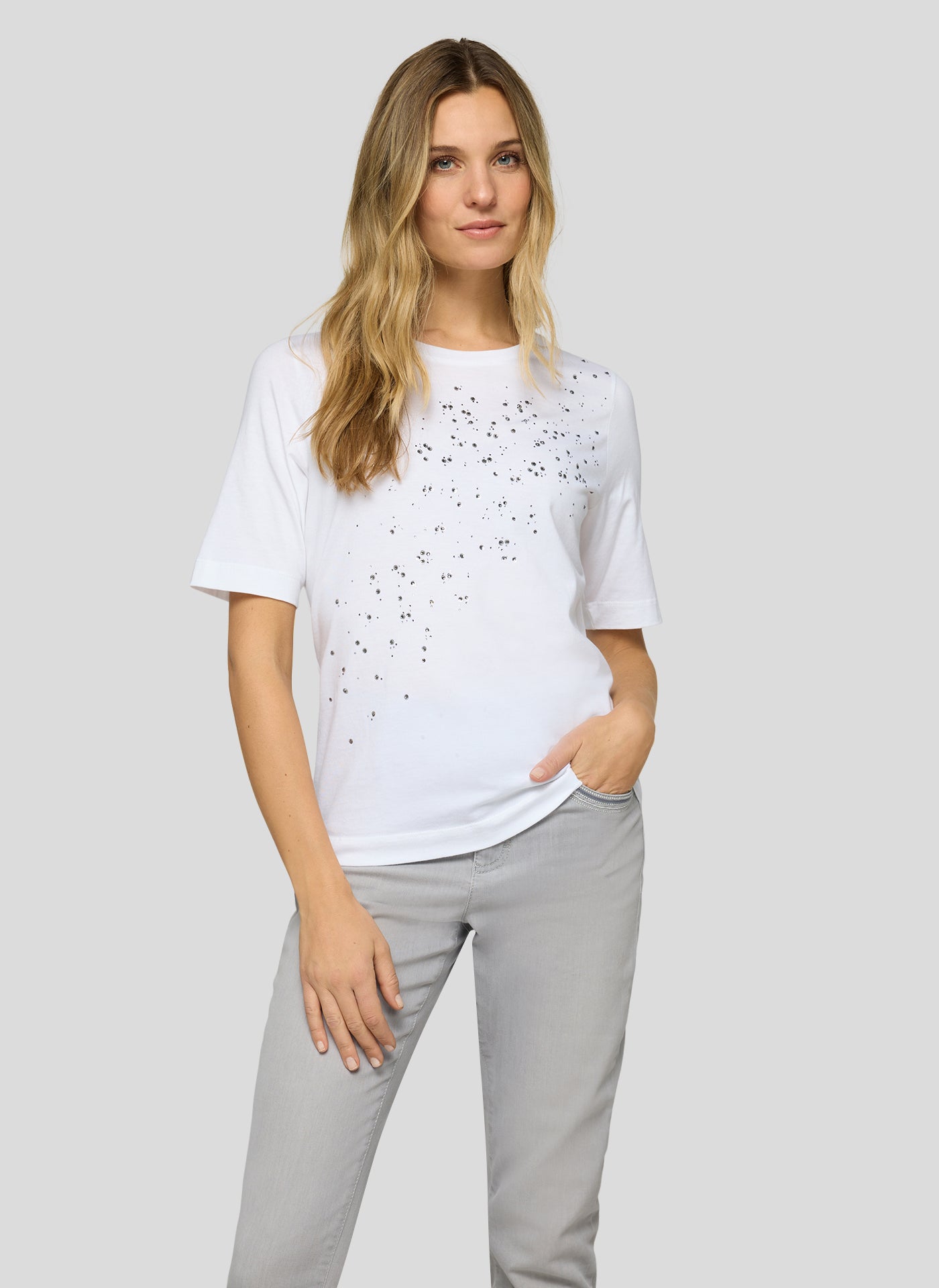 RABE - Amy White Crystal Tee