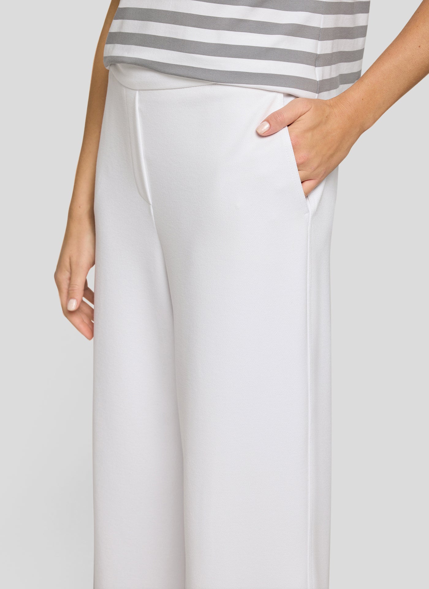 RABE - Wally Pull-on White Pants