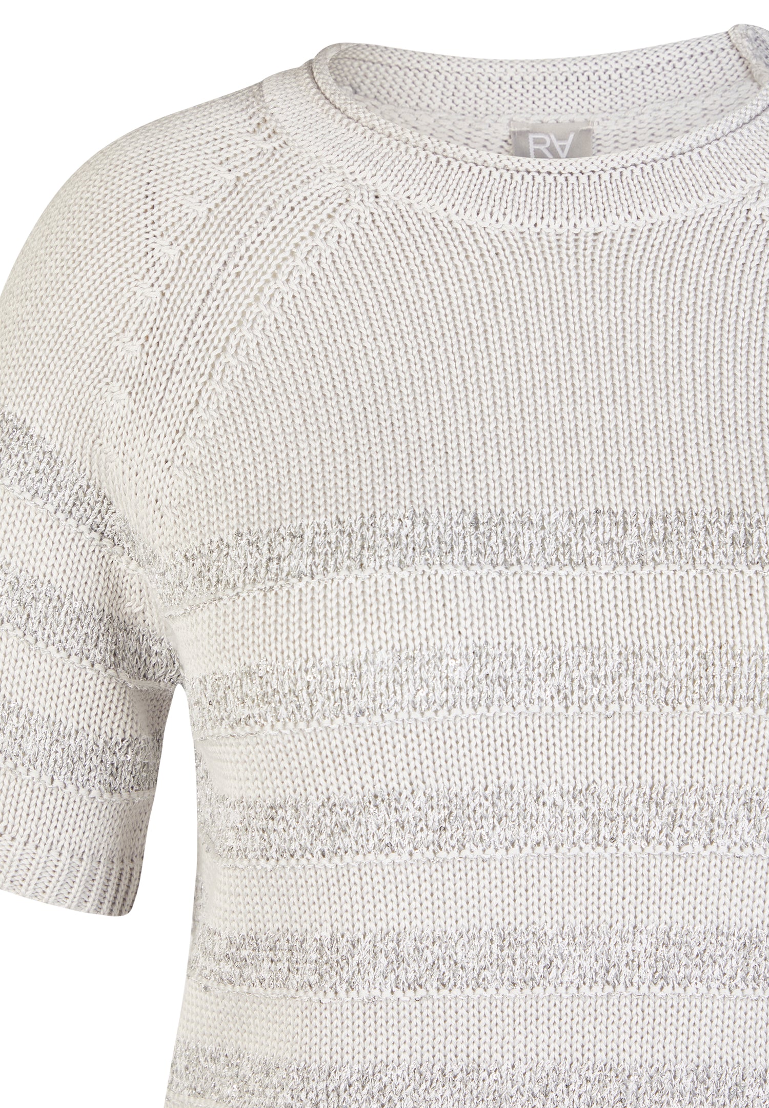Rabe- Silver Knit Top