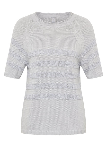Rabe- Silver Knit Top