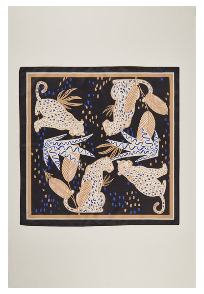 RABE - Jungle Print Square Scarf