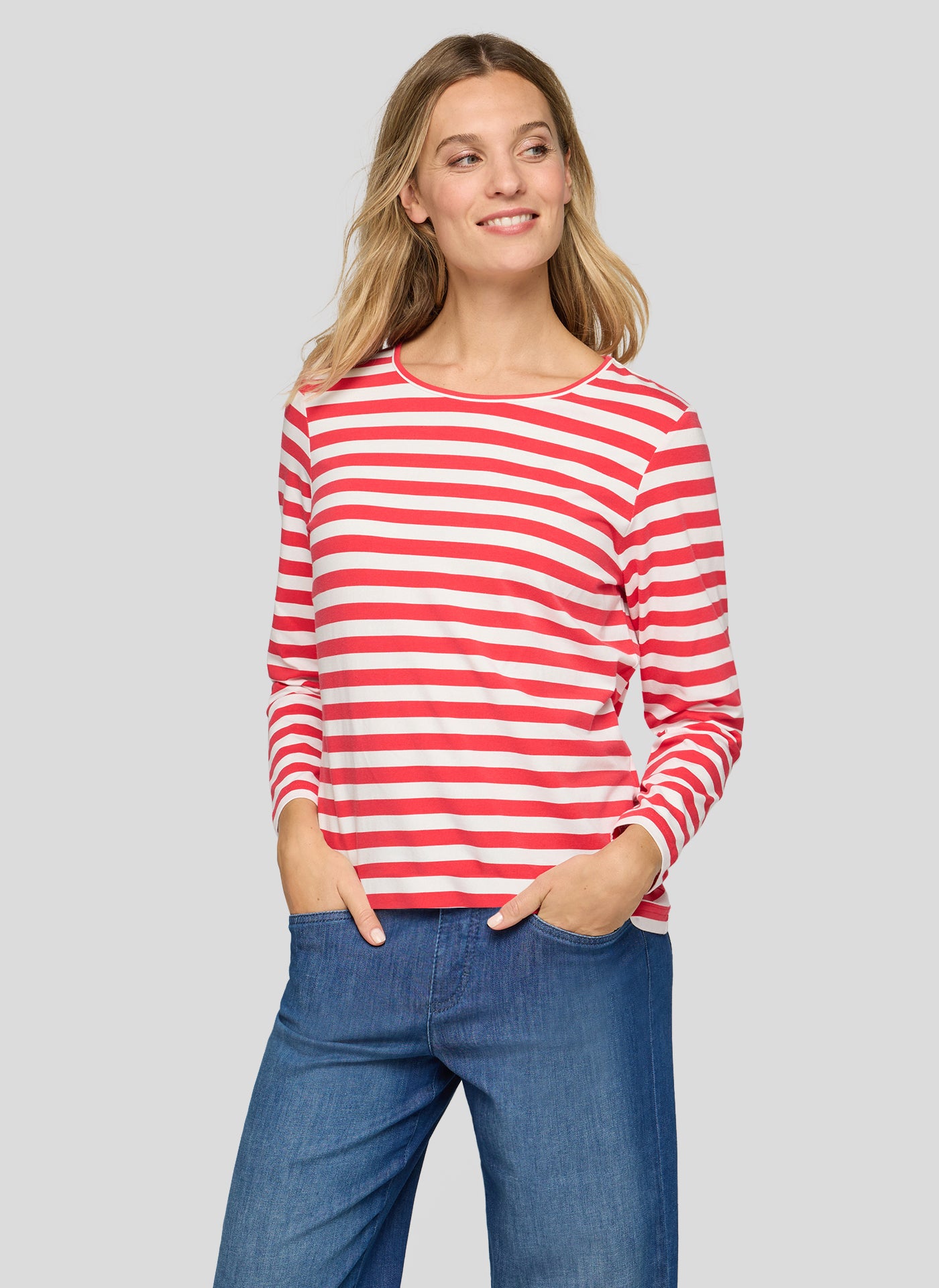 Rabe- Red and white stripe T-shirt