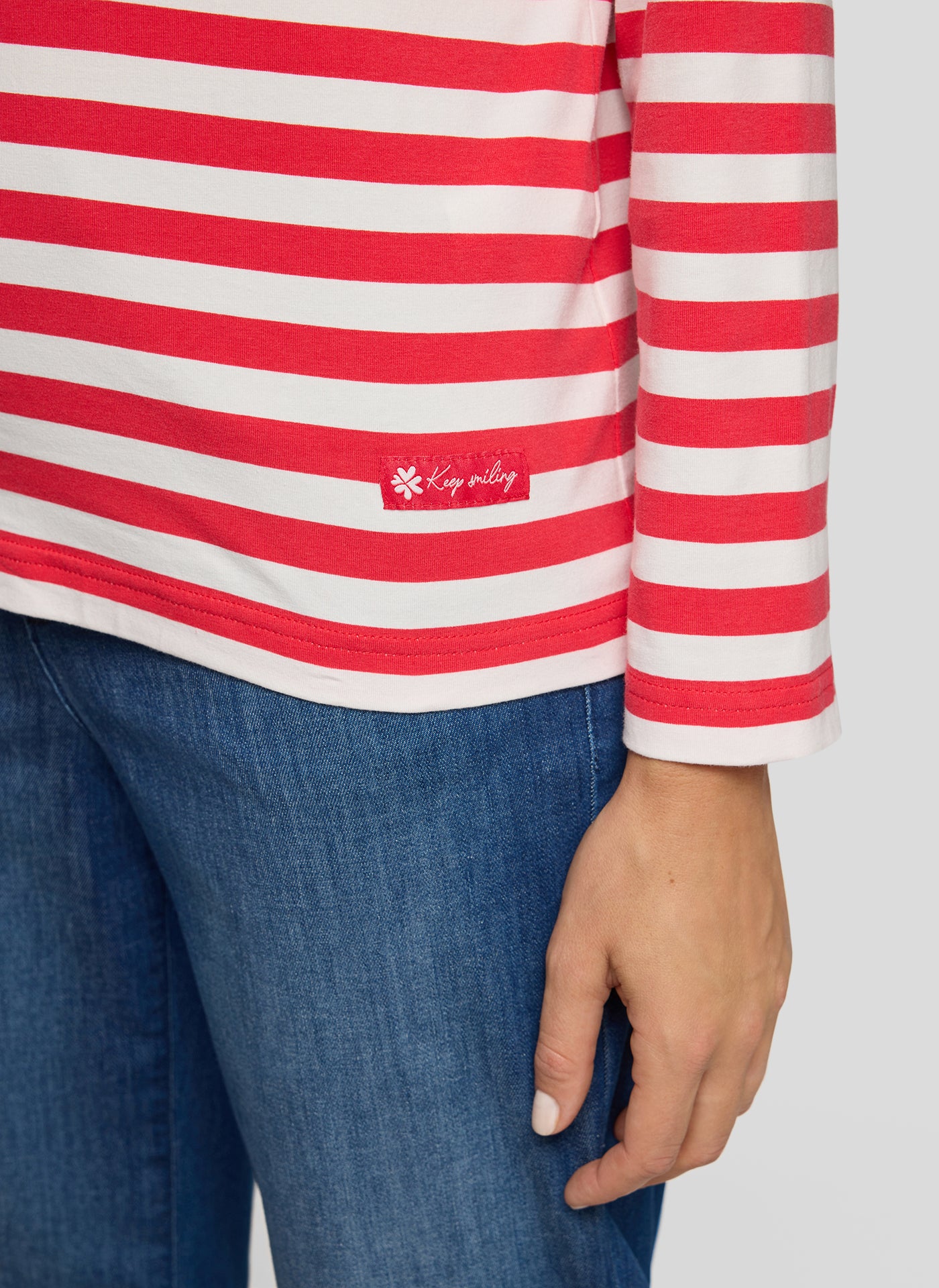 Rabe- Red and white stripe T-shirt