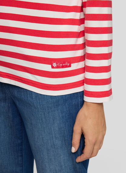 Rabe- Red and white stripe T-shirt
