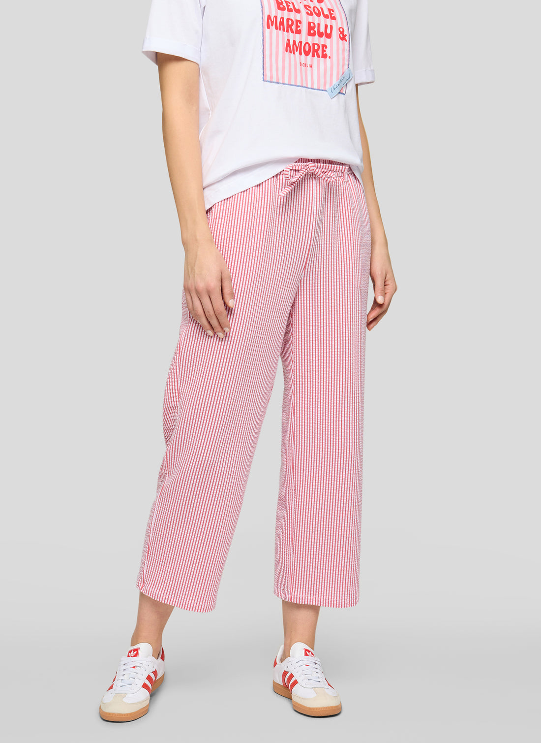 Rabe- Red and White Pant