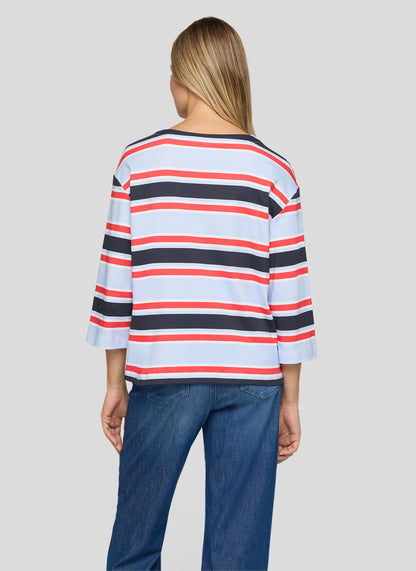 RABE - Striped Nautical 3/4 Sleeve Tee