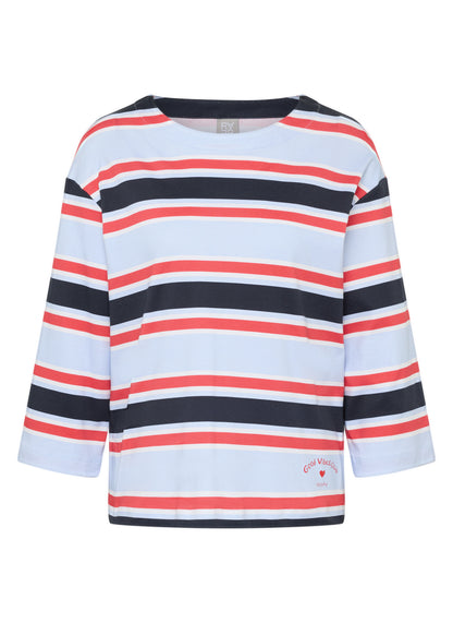 RABE - Striped Nautical 3/4 Sleeve Tee