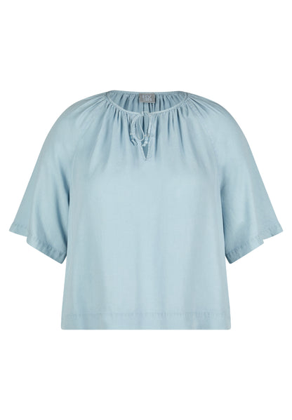 RABE - Chambray Gather Blouse