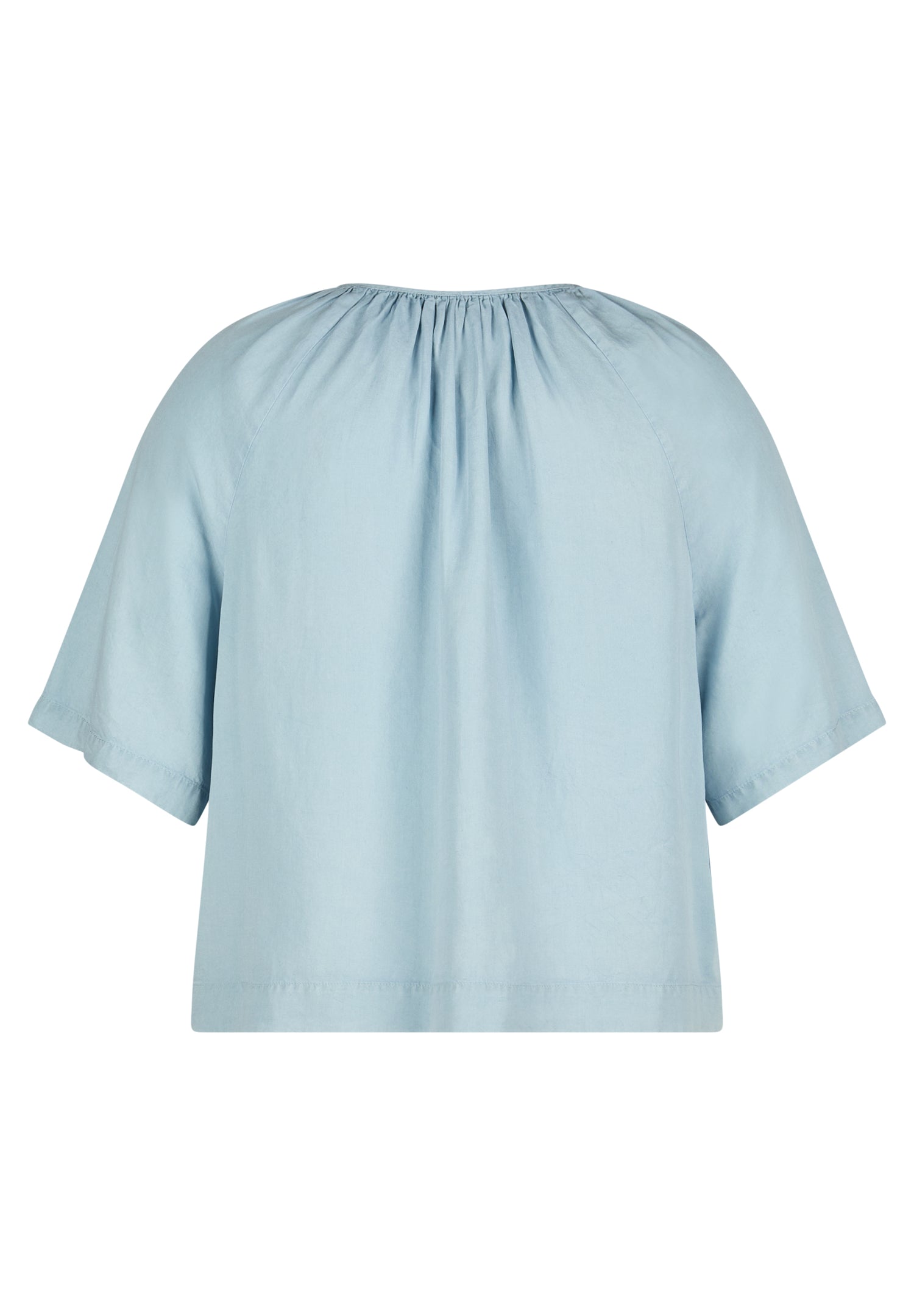 RABE - Chambray Gather Blouse