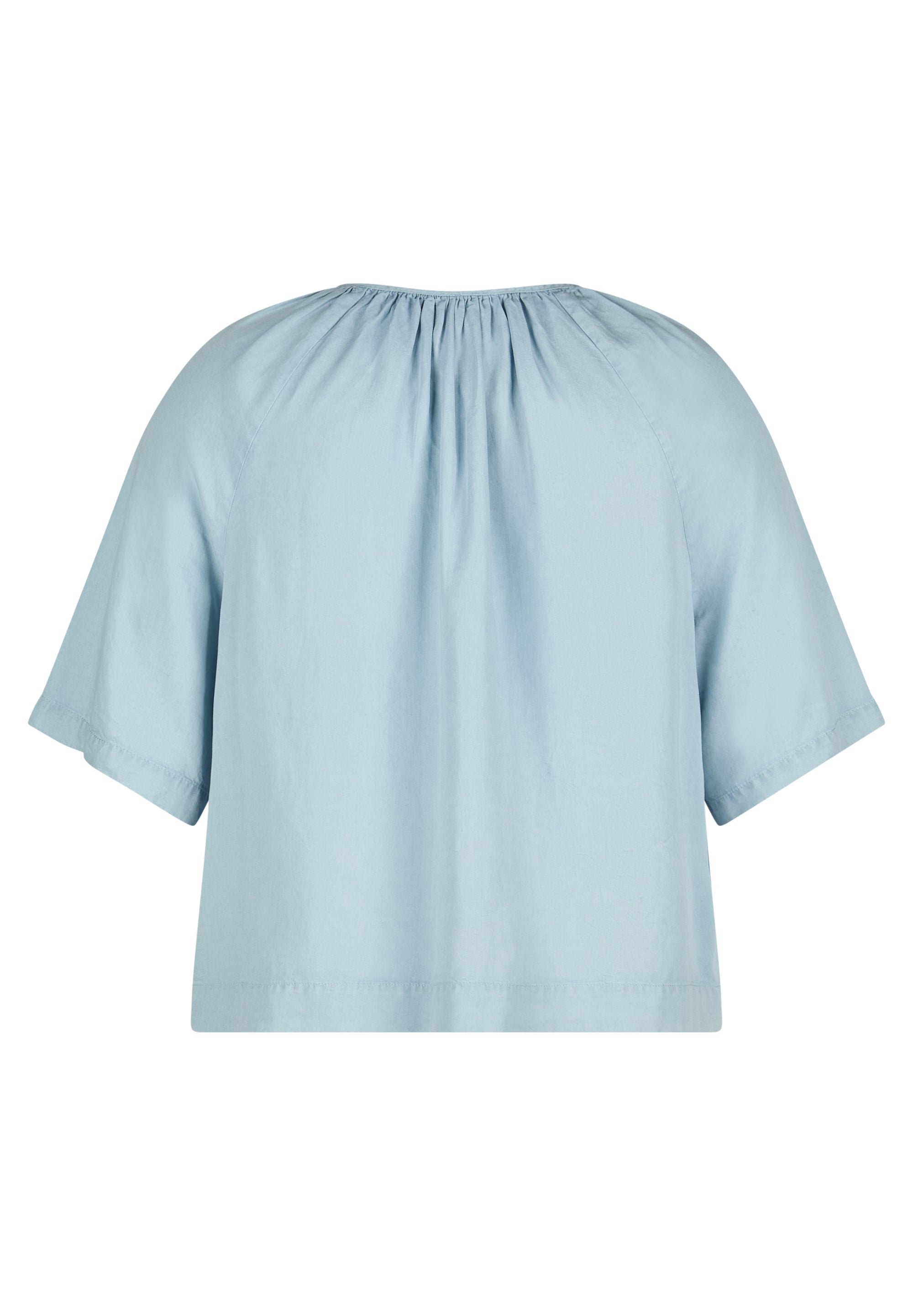 RABE - Chambray Gather Blouse