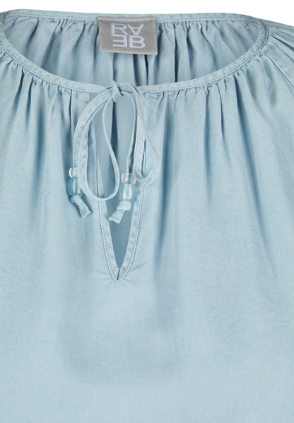RABE - Chambray Gather Blouse