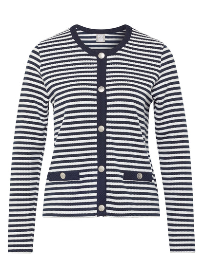Rabe-Navy and White Stripe Jacket