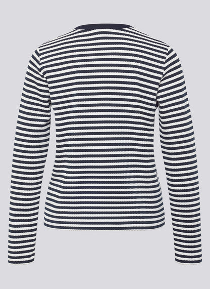 Rabe-Navy and White Stripe Jacket