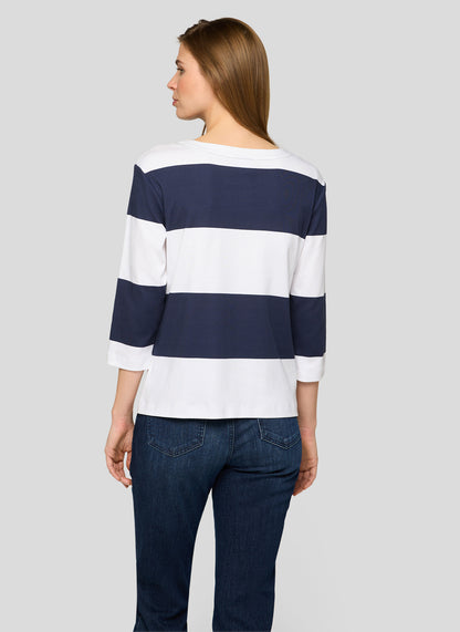 Rabe- Navy and White Crystal Jumper