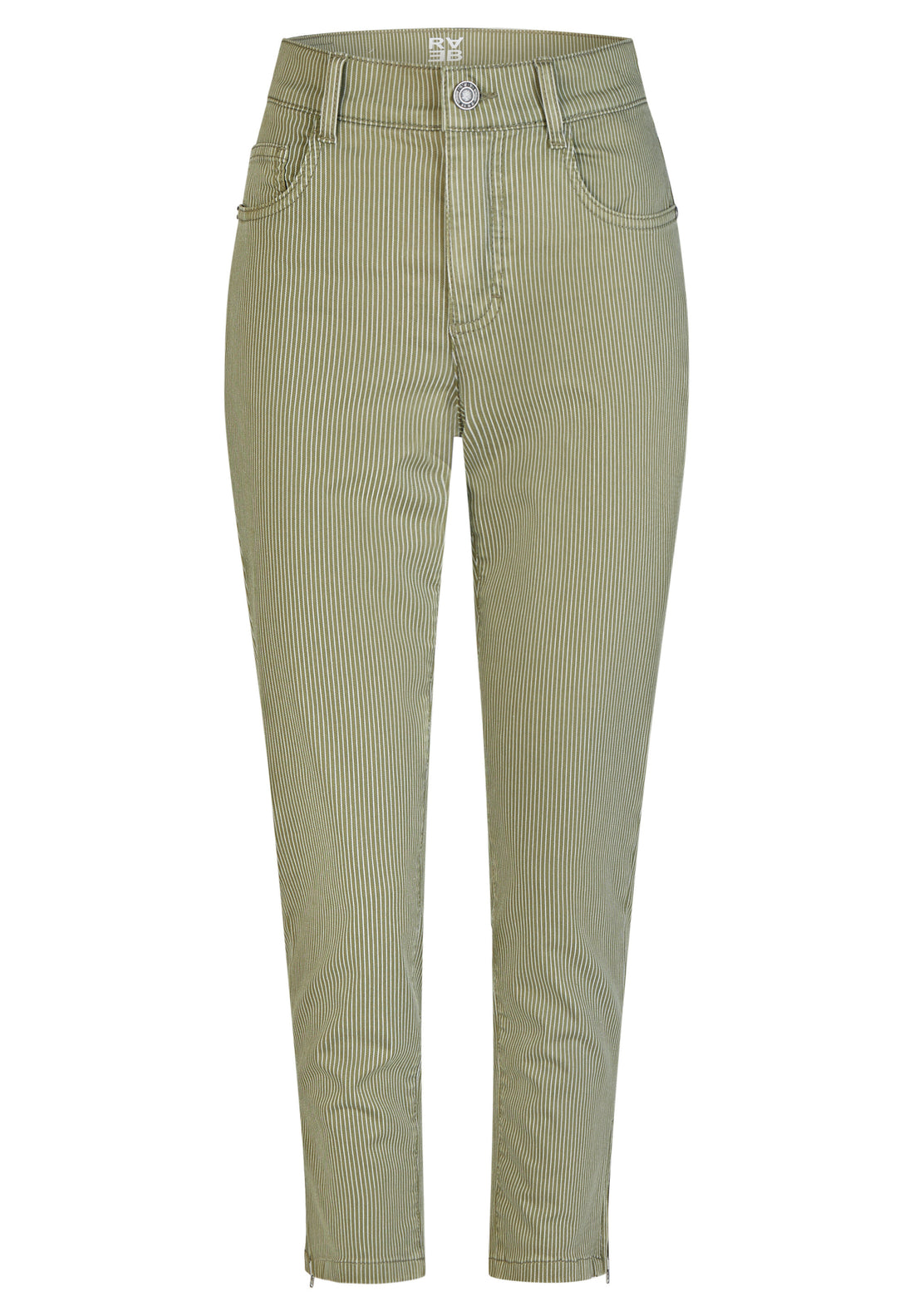 RABE - Sunny Olive and White Pants