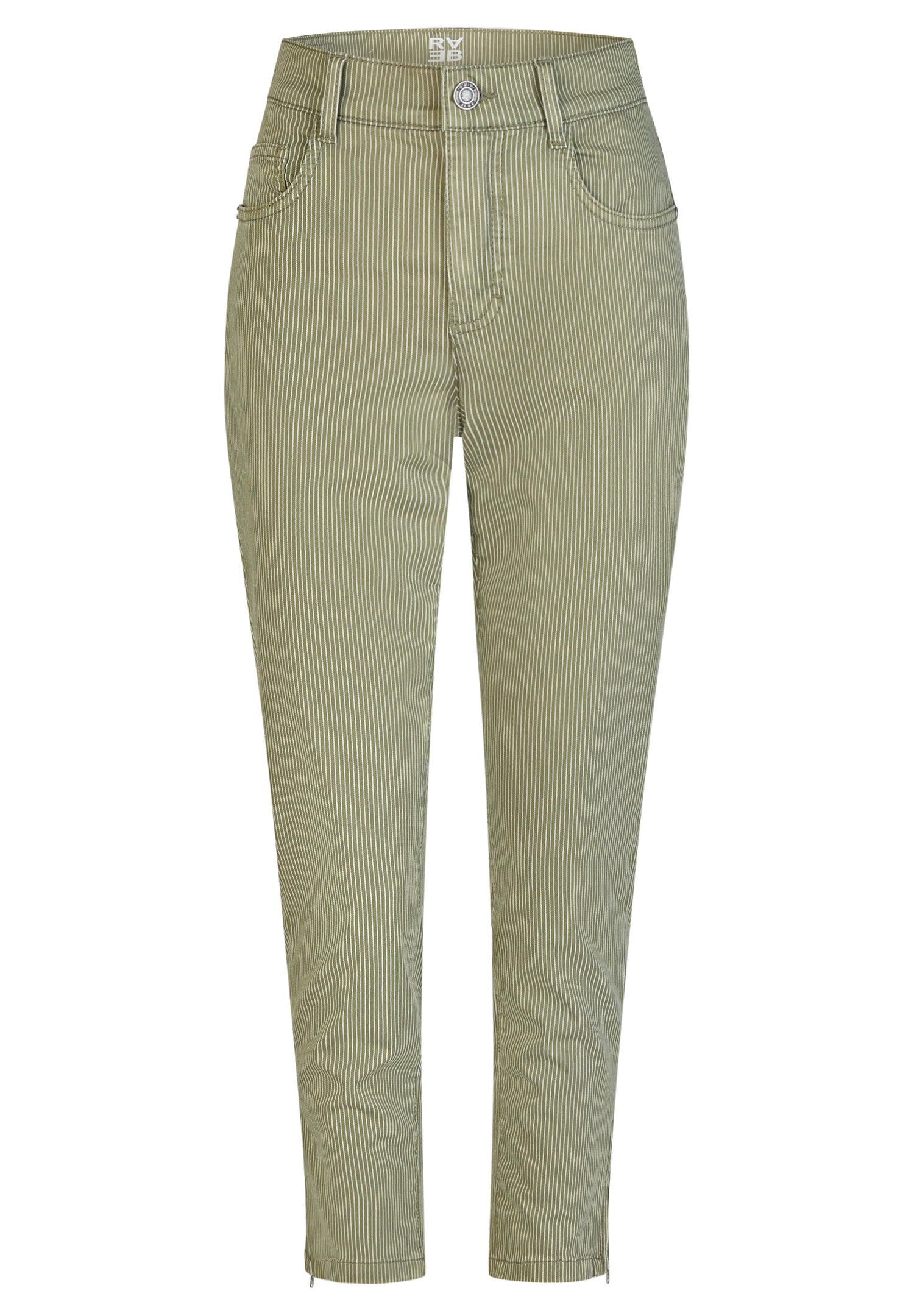 RABE - Sunny Olive and White Pants