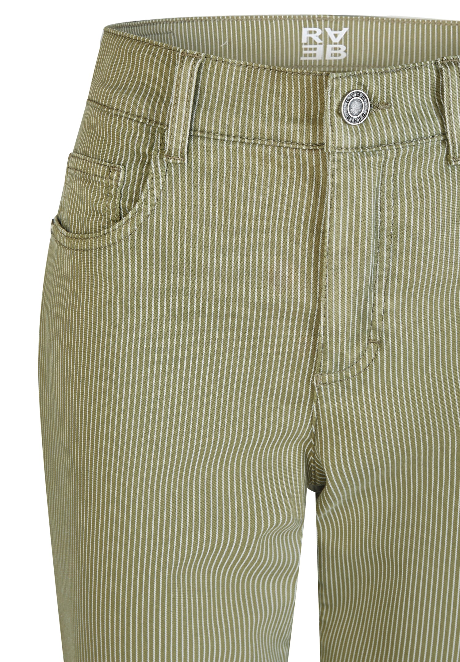 RABE - Sunny Olive and White Pants